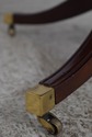 74701: HICKORY CHAIR Mahogany Inlaid Drum Table