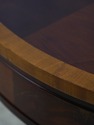 74701: HICKORY CHAIR Mahogany Inlaid Drum Table