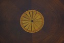74701: HICKORY CHAIR Mahogany Inlaid Drum Table