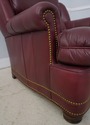 F74644: HANCOCK & MOORE Leather Chair & Ottoman