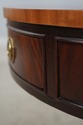 74701: HICKORY CHAIR Mahogany Inlaid Drum Table