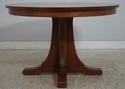74871: STICKLEY Mission Oak Split Pedestal Dining 