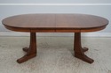 74871: STICKLEY Mission Oak Split Pedestal Dining 