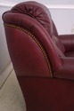 F74644: HANCOCK & MOORE Leather Chair & Ottoman
