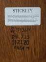 74871: STICKLEY Mission Oak Split Pedestal Dining 
