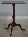 L74717: HENKEL HARRIS Cherry Tilt Top Tea Table