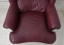F74644: HANCOCK & MOORE Leather Chair & Ottoman