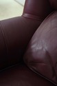 F74644: HANCOCK & MOORE Leather Chair & Ottoman