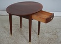 L74853: Pair Of BAKER Mahogany Drop Leaf Pembroke 