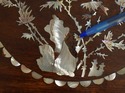LF74715: Pair Of Vietnamese Mother Of Pearl Inlaid