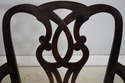 73863: Set Of 8 BAKER Chippendale Mahogany Dining 