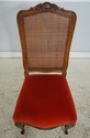 74825: Set Of 6 French Louis XV Walnut Cane Back D