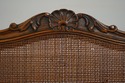 74825: Set Of 6 French Louis XV Walnut Cane Back D