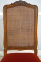 74825: Set Of 6 French Louis XV Walnut Cane Back D