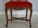 74825: Set Of 6 French Louis XV Walnut Cane Back D