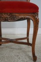 74825: Set Of 6 French Louis XV Walnut Cane Back D