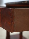 L74828: HENREDON Inlaid Mahogany Marble Top Consol