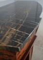 L74828: HENREDON Inlaid Mahogany Marble Top Consol