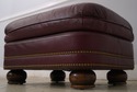F74644: HANCOCK & MOORE Leather Chair & Ottoman