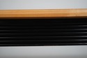 74789: Large Tiger Maple Country Style 1 Drawer De