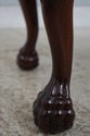 74892: Chippendale English Style Paw Feet Mahogany
