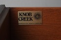 74841: KNOB CREEK Walnut Finish Mahogany Open Book