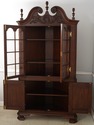 74726: HENKEL HARRIS Mahogany Corner Cabinet