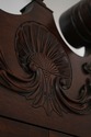 74726: HENKEL HARRIS Mahogany Corner Cabinet