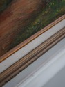 F74773: B. TRAPP Vintage Meadow & Cottage Framed O