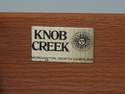 74840: Pair Of KNOB CREEK Walnut Finish Mahogany B