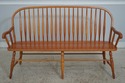 L74799: Windsor Style Hand Crafted Long Bench Sett