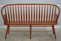L74799: Windsor Style Hand Crafted Long Bench Sett
