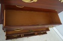 74876: HENKEL HARRIS 3 Part Cherry Highboy Chest O