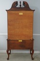 74876: HENKEL HARRIS 3 Part Cherry Highboy Chest O