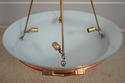 F74704: Vintage Art Deco Bowl Form Chandelier Fixt