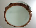 F74704: Vintage Art Deco Bowl Form Chandelier Fixt