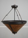 F74881: MICA LAMP CO. Arts & Crafts Hanging Chande