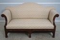 74814: Georgian Nicely Carved Mahogany Upholstered