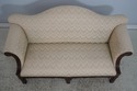 74814: Georgian Nicely Carved Mahogany Upholstered