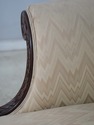 74814: Georgian Nicely Carved Mahogany Upholstered