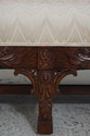 74814: Georgian Nicely Carved Mahogany Upholstered