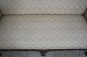74814: Georgian Nicely Carved Mahogany Upholstered