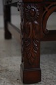 74814: Georgian Nicely Carved Mahogany Upholstered