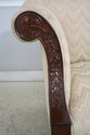 74814: Georgian Nicely Carved Mahogany Upholstered