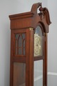 60849EC: ETHAN ALLEN Cherry Grandfather Hall Clock