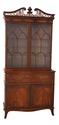 L61160EC: JOHN WIDDICOMB Chippendale Mahogany Secr