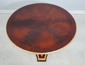 L61156EC: Regency Style Figural Mahogany Round Cen