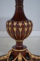 L61156EC: Regency Style Figural Mahogany Round Cen