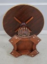 L61156EC: Regency Style Figural Mahogany Round Cen