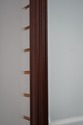 F74045: Carved Solid Mahogany Beveled Glass Mirror